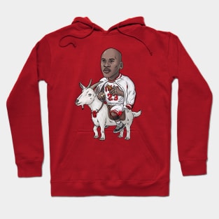 BASKETBALLART - JORDAN GOAT THREEPEET Hoodie